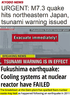 Earthquakes caused Fukushima GE reactor meltdowns ...same reactors at Hanford and throughout the U.S. ... all have inherent designed flaws and all lie about their ability to withstand earthquakes.  These GE reactors, if you look at the Fed charts: GE is owned and directed by Fed interest rate banker holders of original Fed stock ...and also GE controls MSNBC ...will provide link below picture