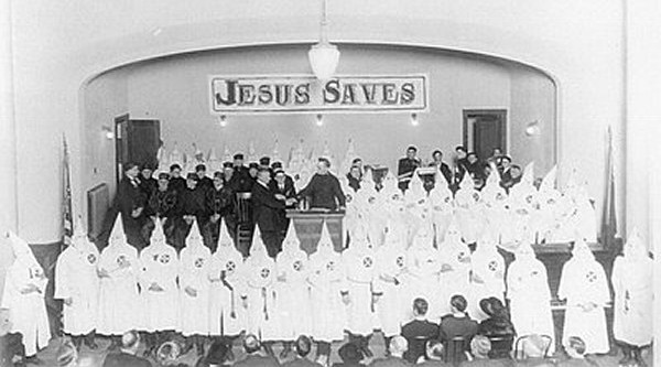 KKK, not exactly who you'd call virtuous Christians.