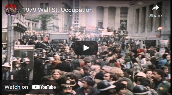 1979-Occupy Wall Street begins as a public anti-war movement protest against nuclear power &  dynastic banking families enabling it to kill mammals (including people) & all life on Earth. 01:19 AM Oct 28, 2011 [] -1629.1- also []-1629-  Occupy Wall Street protest began over nuclear power & bankers   – Film ‘Early Warnings’ details anti-war sit-in on Wall Street on 50th Anniversary of 1929 Stock Market Crash. Protestors demand an end to financial support for nuclear industry & was part of larger occupations at Seabrook Nuclear Power Plant. Plan to “Occupy Wall Street” protest against the central bankers financial system was put into action over 39 years ago, seen in this clip ‘1979 Wall St. Occupation’ http://www.youtube.com/watch?v=ODCvbn_hUDI  