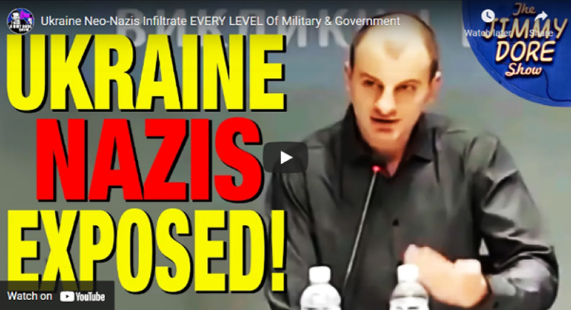 Since the Russian invasion of Ukraine & the resulting cries of “We are all Ukraine,” many have been eager to downplay the proliferation of neo-Nazis in Ukrainian paramilitary groups intelligence, police, the Ukrainian armed forces & even parts of the government. As Jimmy and Grayzone’s Max Blumenthal discuss, reports of neo-Nazis in Ukraine are not at all exaggerated, and the Zelensky government is, in fact, largely beholden to these racist, xenophobic, anti-gay groups that brag of the “fun” they get from fighting and killing.
