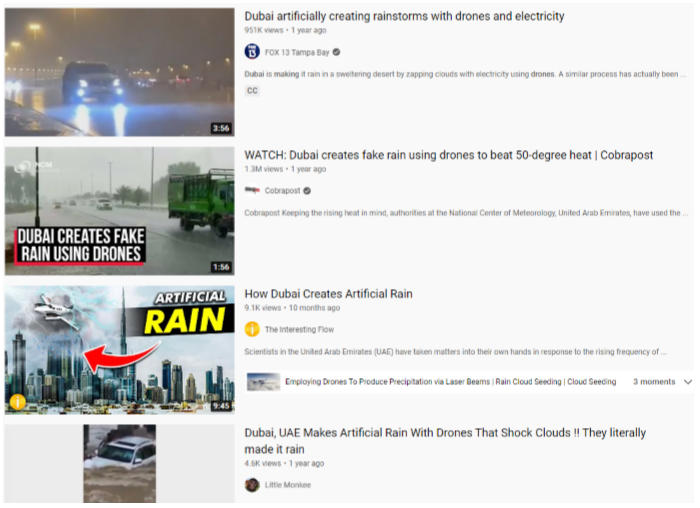Dubai has rain while the rest of the world burns ...could it be that the NWO & Dubai see eye-to-eye?