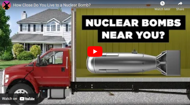 How close to you live to a nuclear reactor? ...(or nuclear bomb)
