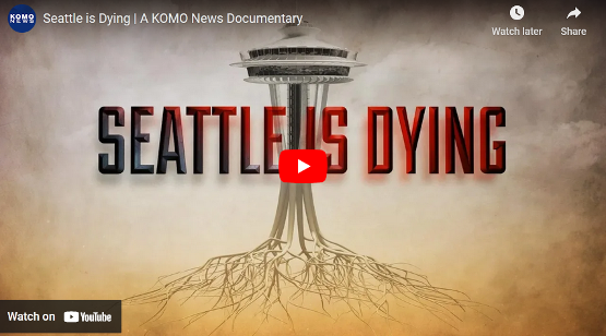 Seattle is dying ... it's an easy fix, just divest all the politicians & put them in prison ...maybe, all the lawyers, too -- same goes for Congress & the Cabinet, State Department & Justice department ... ... ... & that was the first day.