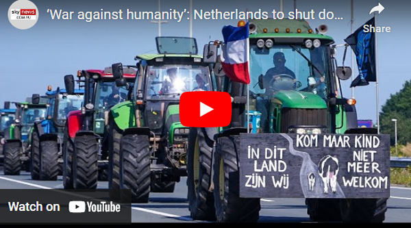 Shutting down farms in Netherlands.