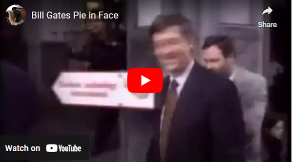 Bill Gates pie in face