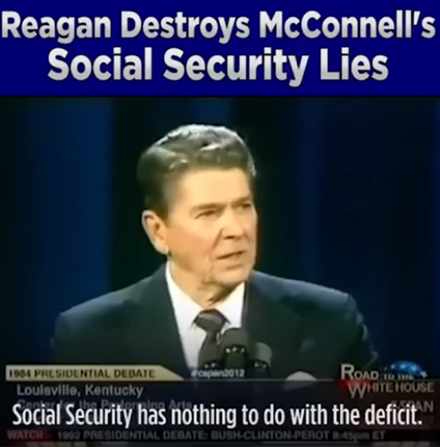 Reagan debates Mitch the Witch McConnel
