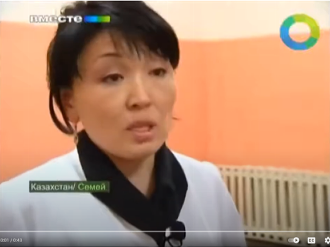 Kazakistan nuclear test ground radiation fallout affects on pregnant women