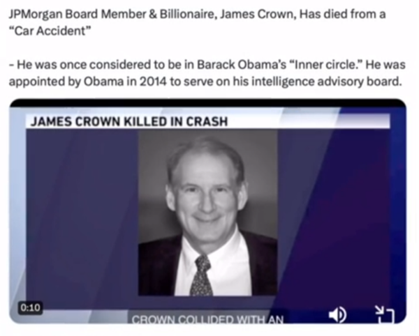 James Crown, former intelligence officer considered one of Obama's inner circle