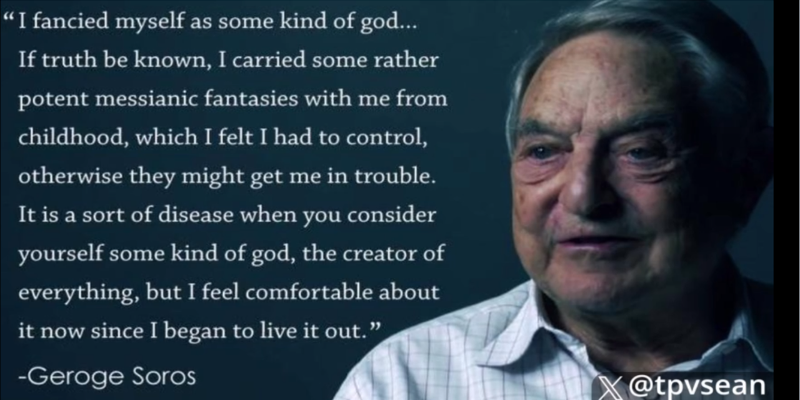 Soros the God of suffering