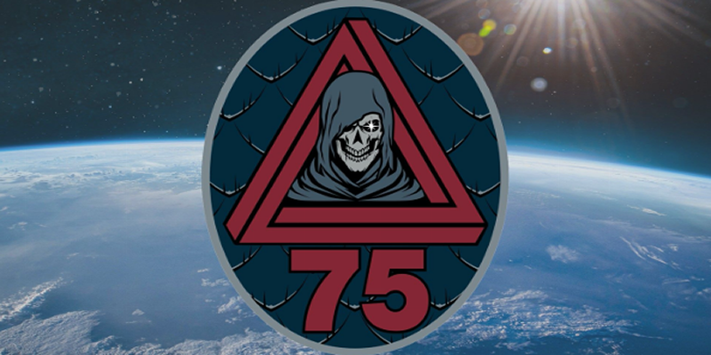 The patch of the 75th Intelligence, Surveillance and Reconnaissance Squadron revealed at the unit???s activation ceremony on Aug. 11, 2023. It features the grim reaper with a delta shape for a nose. [Source: space.com] https://covertactionmagazine.com/2023/08/23/ukraine-providing-an-important-testing-ground-for-space-based-weapons/ 