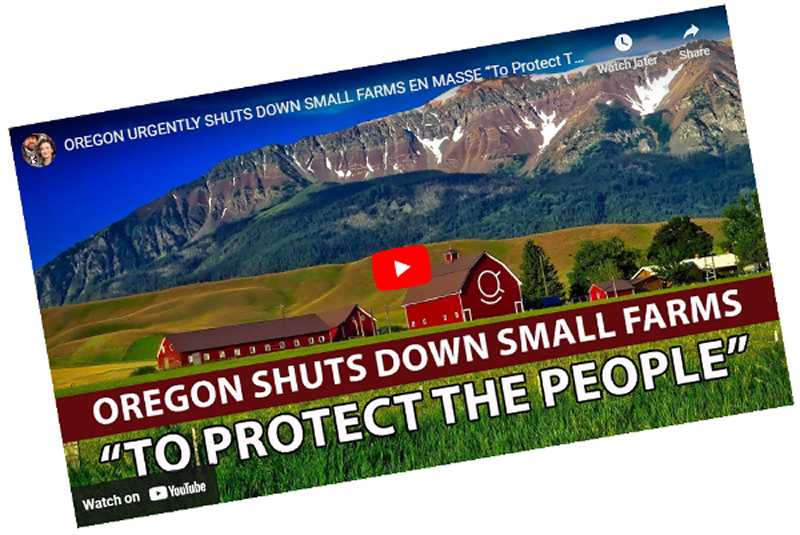Oregon shuts down small farms