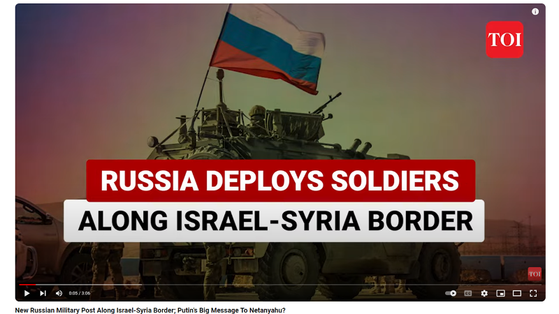 Russia sets up safety wall to stop Israeli occupation forces 