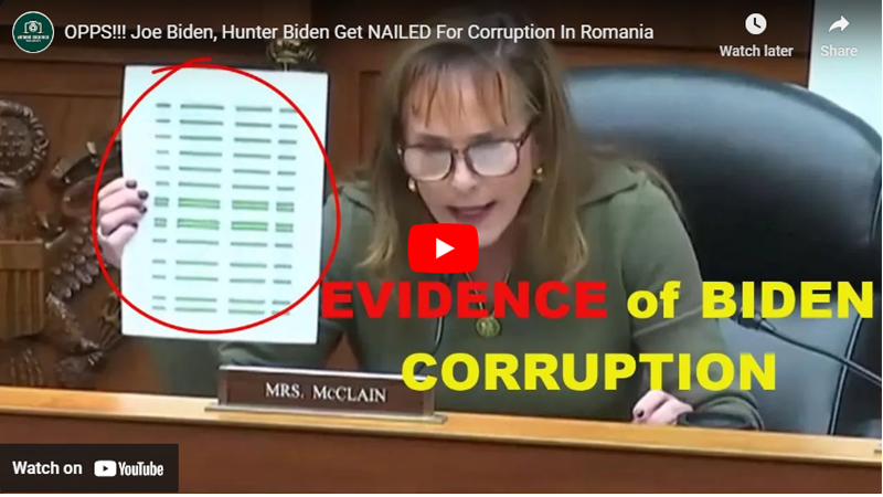 Evidence of Biden corruption