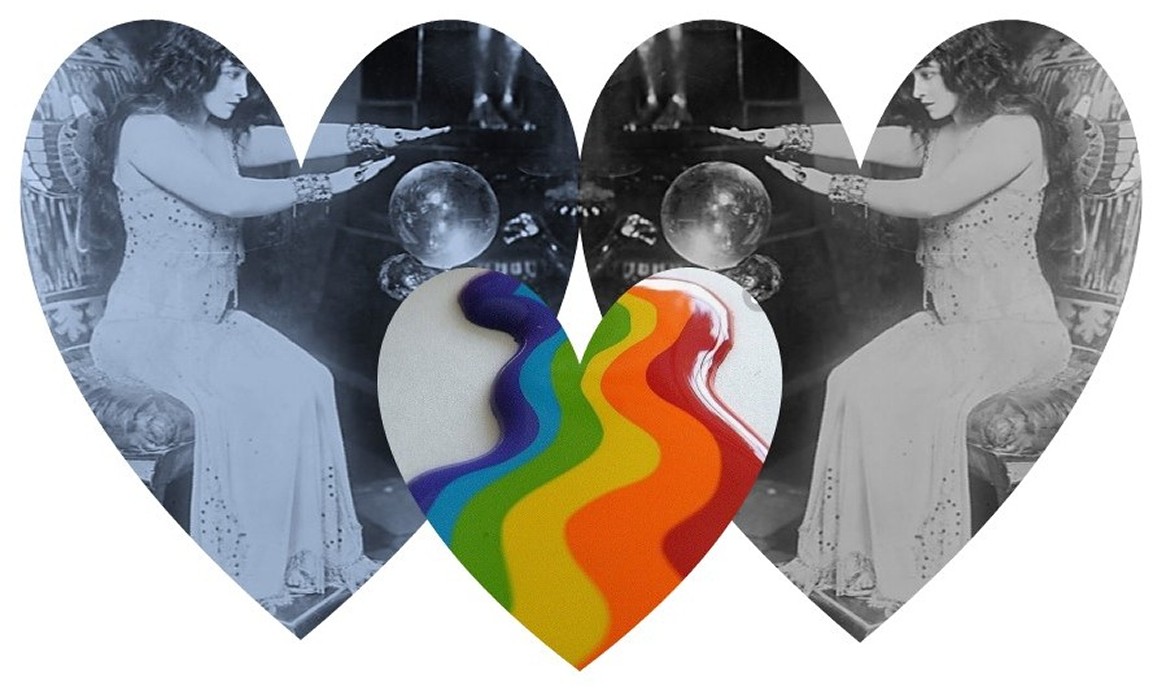 Crystal Ball in Hearts Crystal Ball in Hearts