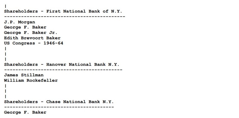 Fed interest-rate bankers make a killing. They get the interest on the national debt, about $450 billion dollars this year ...free. Even though the American Revolution of 1776 was fought to stop the Bank of England charging interest, and even though the U.S. Constitution calls for a publicly-owned bank that doesn't charge interest, there was a financial coup in 1913, and Congress sold out& turned over the control of U.S. money to private bankers, a bankster cartel of eight families ...many of which are not even U.S. citizens. THESE EIGHT FAMILIES ARE THE DEEP STATE.