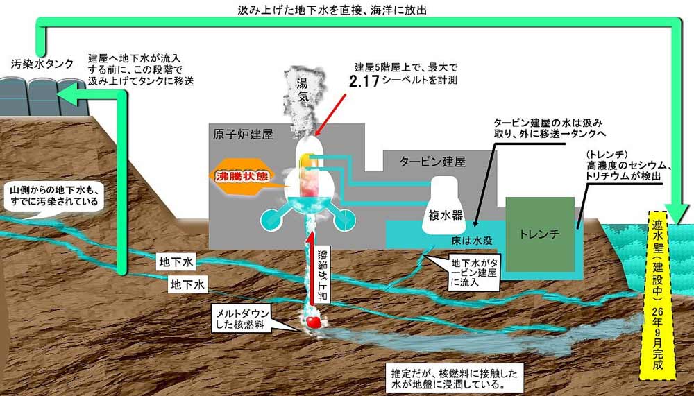 Ongoing meltdowns at Fukushima from 3/2011 practically for Eternity & the end of time