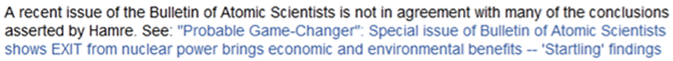 Alternative energy is way cheaper than nuclear energy ...and, much safer; and does not produce fuel for nuclear bombs.