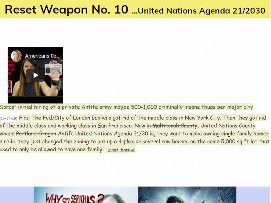 United Nations Agenda 21/2030