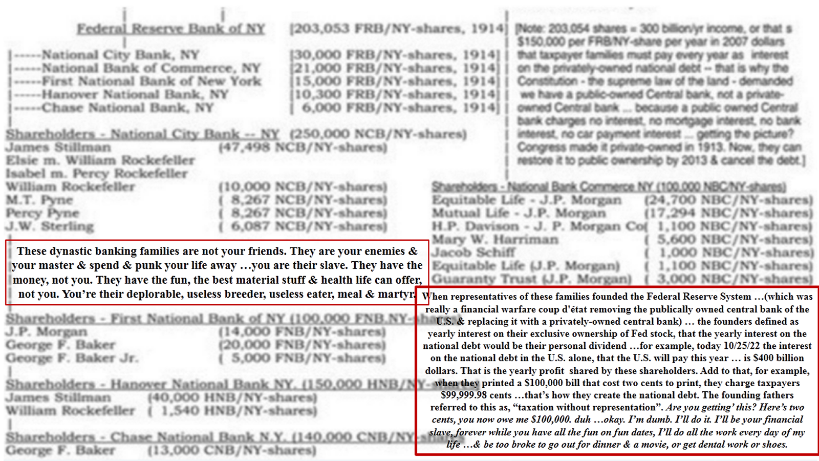 Secrets of the Federal Reserve, by Eustace Mullins