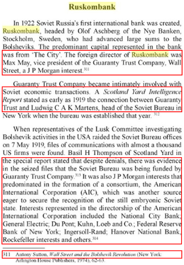 Ruskombank founded by the City & Morgan's Guarantee Trust Corporation. Ruskombank founded by the City & Morgan's Guarantee Trust Corporation.