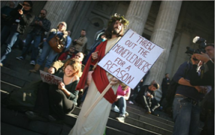 I threw out the money changers for a reason. I threw out the money changers for a reason.