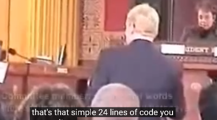 Only takes 24 lines of code to flip an election. Only takes 24 lines of code to flip an election.