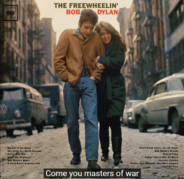 Masters of War by Bob Dylan, official soundtrack
