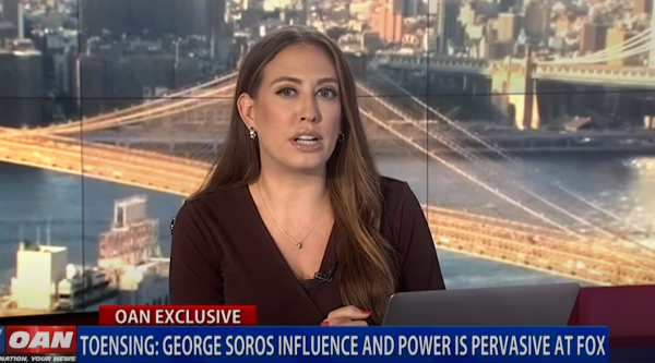 Ginrich states he was reprimanded for mentioning Soros on his Fox show. Ginrich states he was reprimanded for mentioning Soros on his Fox show.