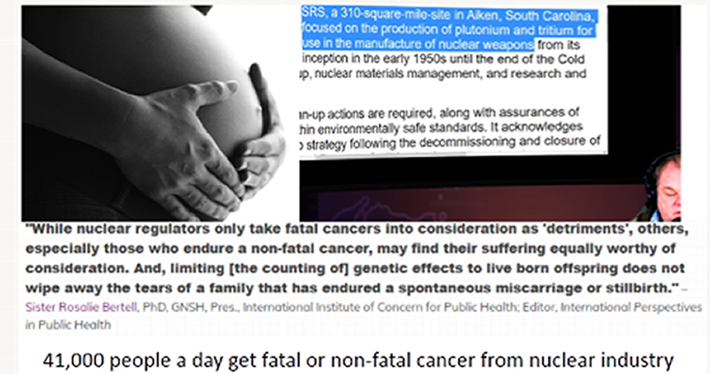 Women & girls who live within 25 miles of a nuclear reactor get more cancer than men or boys ...or those who live further away