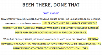 Smedley Butler busts JPMorgan Smedley Butler busts JPMorgan