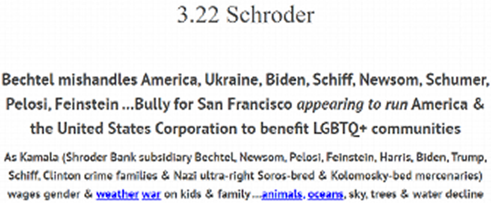 Bechtel is a subsidiary of Schroder