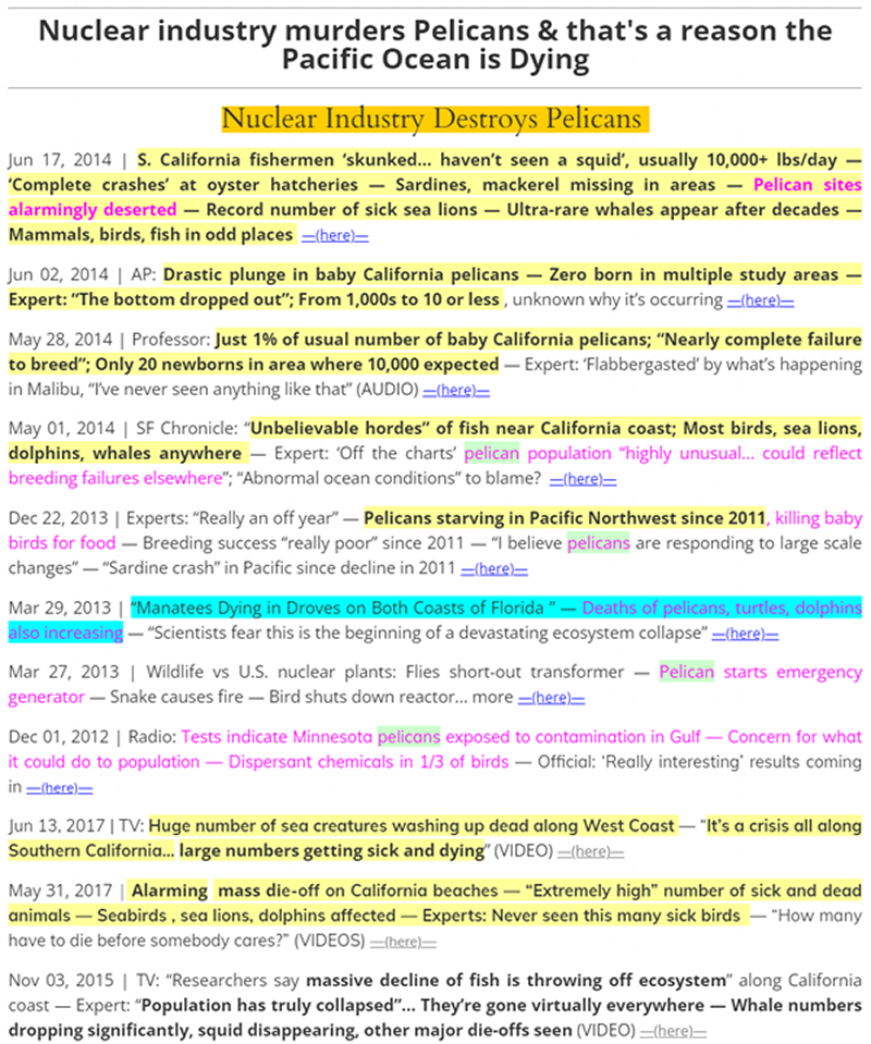 Nuclear industry destroys life in & around the Pacific Ocean Nuclear industry destroys life in & around the Pacific Ocean
